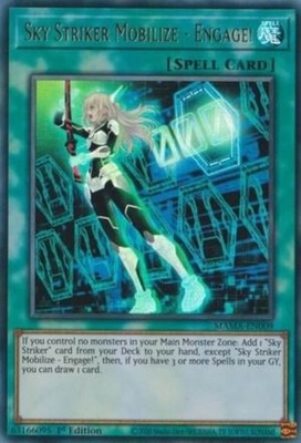 1x Sky Striker Mobilize - Engage! | MAMA-EN009 | UR | 1st Ed | NM | YuGiOh