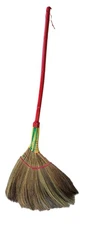Vietnamese Straw Soft Broom With Long Bamboo Handle Broom ( 39 in)