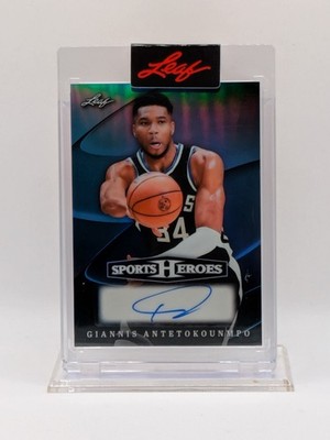 2026 Leaf Sports Heroes - Giannis Antetokounmpo Auto /5