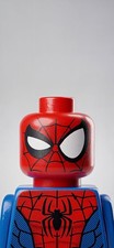 Spider Hero Brick Style Character Art Poster