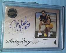 2009 Press Pass Legends - Saturday Signatures Jim Kiick #SS-JK (AU)