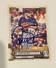 Nathan Eovaldi Signed 2022 Topps Gypsy Queen Card Autographed