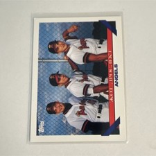 Topps 1993 Angels Bogatyrev Razjigaev Puchkov #633 MLB Baseball Base Set Card