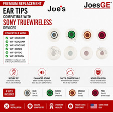 Sony WF-1000XM5 XM5 Memory Foam Eartips Earbuds Comfortable Replacement Gray