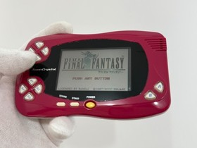 BANDAI WonderSwan Crystal Wine Red Tested Rare Handheld Game Console System JP