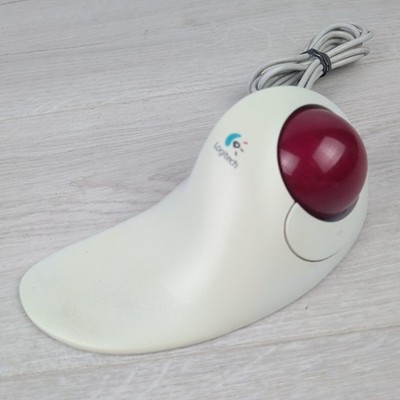 Logitech TrackMan Marble FX T-CJ12 Trackball Maus PS2 USB Adapter