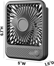 USB Desk Fan Ultra Quiet Mini Personal Fan 3 Speed Adjustable
