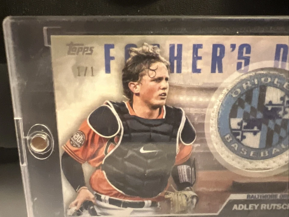 💎2023 Topps Father's Day Team Patches Adley Rutschman Rookie Patch 1/1 RC - Image 3 of 3