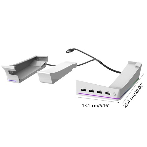 Upgraded Support Base Contemporary Stand Storage Solution Platic Stand for slim - Afbeelding 8 van 10