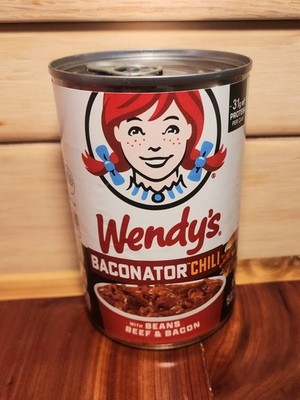 Wendy's Baconator Chili With Beans, Beef & Bacon, 15 oz