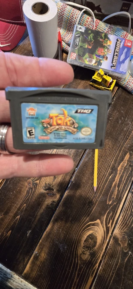 Lote de juegos Nintendo Gameboy Advance Tak, Bob Esponja, Paperboy y Harry Potter Foto 4 de 4