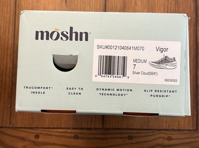 Moshn Vigor Women s Medium Size 7 Silver Cloud Brand new!