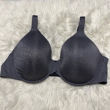 Ambrielle 44D Bra Gray Everyday Full Coverage Underwire Back Closure