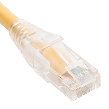 ICC CAT6 Clear Boot Patch Cord - 3 ft Category 6 Network Cable for Network