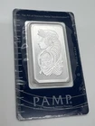 PAMP Suisse Lady Fortuna 1 oz Fine Silver Bar with Assay Card