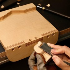 Wooden Carving Desktop Board Easy to Use Durability Protect Desktop Board