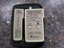 Multi-Network w/ RJ45 and BNC Cable Tester w/ Network Cable Terminator NEW -MO24