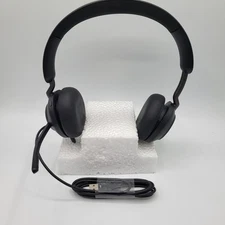 Jabra Evolve2 40 Stereo Headset (MS Teams, USB-A) - Black - Unused.