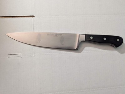 WÜSTHOF Classic 8'' Chef's Knife Full Tang Forged German Kitchen Knife Black
