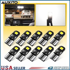 T10 Led Error Free Canbus 6000k Xenon White 194 168 License Plate Light Bulb M T10 Led Error Free Canbus 6000k Xenon White 194 168 License Plate Light Bulb M