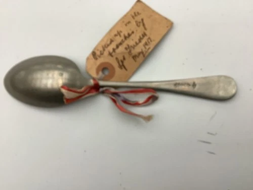 Vintage Military Spoon From WW1. Picked Up On The Somme Battlefield.