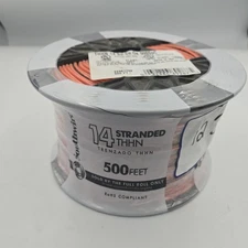 Southwire 14 AWG Stranded Copper THHN Wire - 22961758 - Orange