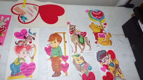 80 VTG CHILDREN'S SMALL VALENTINE'S DAY CARDS VARIETY THEMES SUBJECTS - Picture 14 of 15