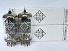 2x  EF86 / 6CF8  TELEFUNKEN tubes  - GREY & WELDED plates -  EF 86 -  1957