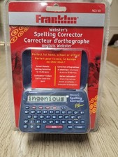 Franklin Webster's Spelling Corrector Plus NCS-101 Pocket Size Compact 2005 New