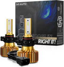 H16 LED Headlight Bulbs, High Beam or Low Beam, 50W 6000LM 6500K White LED DR...