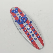 Telemania Disney Surfboard Red Silver Blue Universal Remote Surfin' Goofy Tested