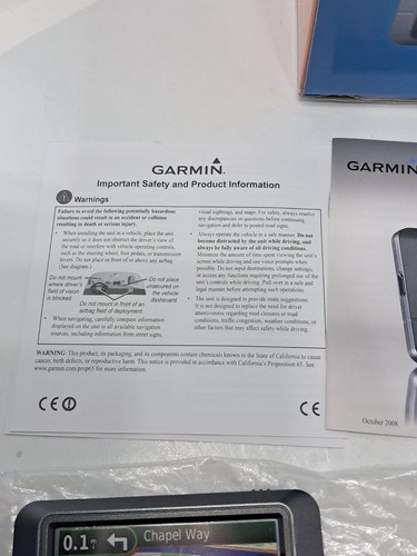 Garmin nuvi 205 GPS Navigator In Original Box Complete (b) - Picture 11 of 19