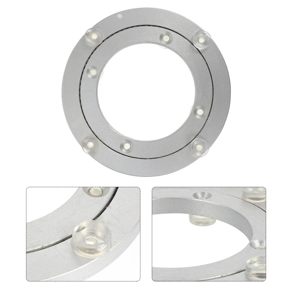 Base del giradischi in lega di alluminio 1 PZ robusta Base tavola del - Immagine 2 di 4