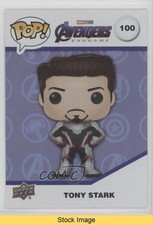 2023 Upper Deck Funko Pop Marvel Infinity Saga Patina Tony Stark #100 READ 0il7