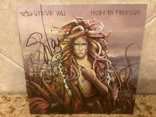 🔥 SIGNED AUTOGRAPHED STEVE VIA MODERN PRIMATIVE CD Insert 🔥