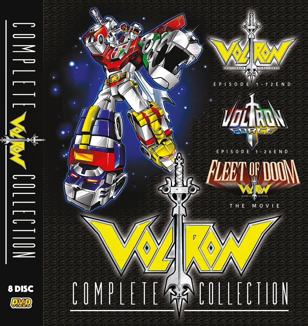 ANIME VOLTRON COMPLETE COLLECTION SERIES DVD ENGLISH DUBBED^REGION