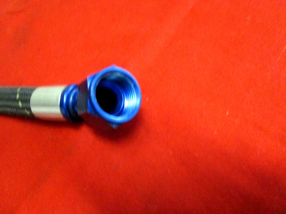 -12 GOODRIDGE PTFE ARAMIDA TRENZADA PESO LIGERO Manguera y Montaje, 16.5" NASCAR, NHRA Foto 2 de 4