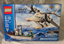 LEGO City 60015 COAST GUARD PLANE & BOAT 279 pcs Factory Sealed Retired Set