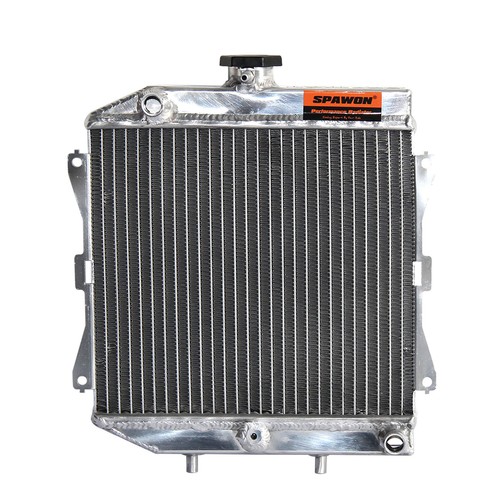 SPAWON Aluminum Radiator For Honda TRX420 4x4 Foreman Rancher 2007-2014 ATV - Picture 2 of 7