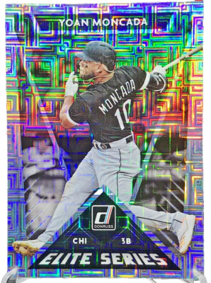 2020 Panini Donruss Yoan Moncada Elite Series Vector Insert #E-13 White Sox MY20