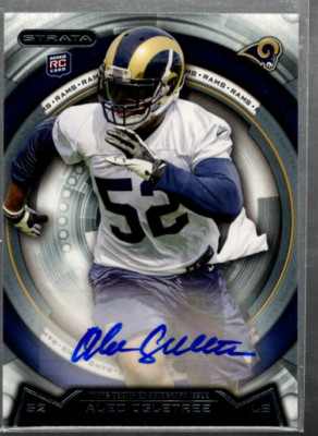 B2540- 2013 Topps Strata Autogramme #153 Alec Ogletree Auto - Nm-Mt