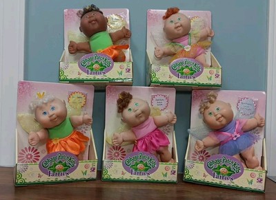Lot 5 Cabbage Patch Dolls Fairies GARDEN & BUTTERFLY Jakks 2009 New Old Stock