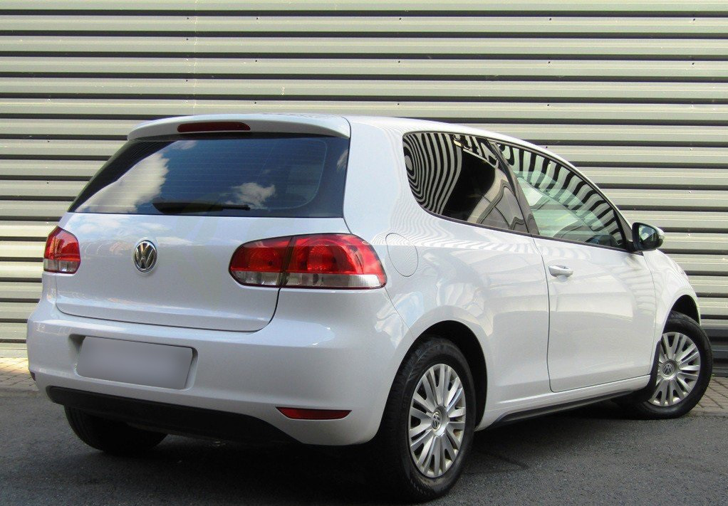 VW Golf mk6 3door hatchback 20092012 wind deflectors 2pc HEKO TINTED