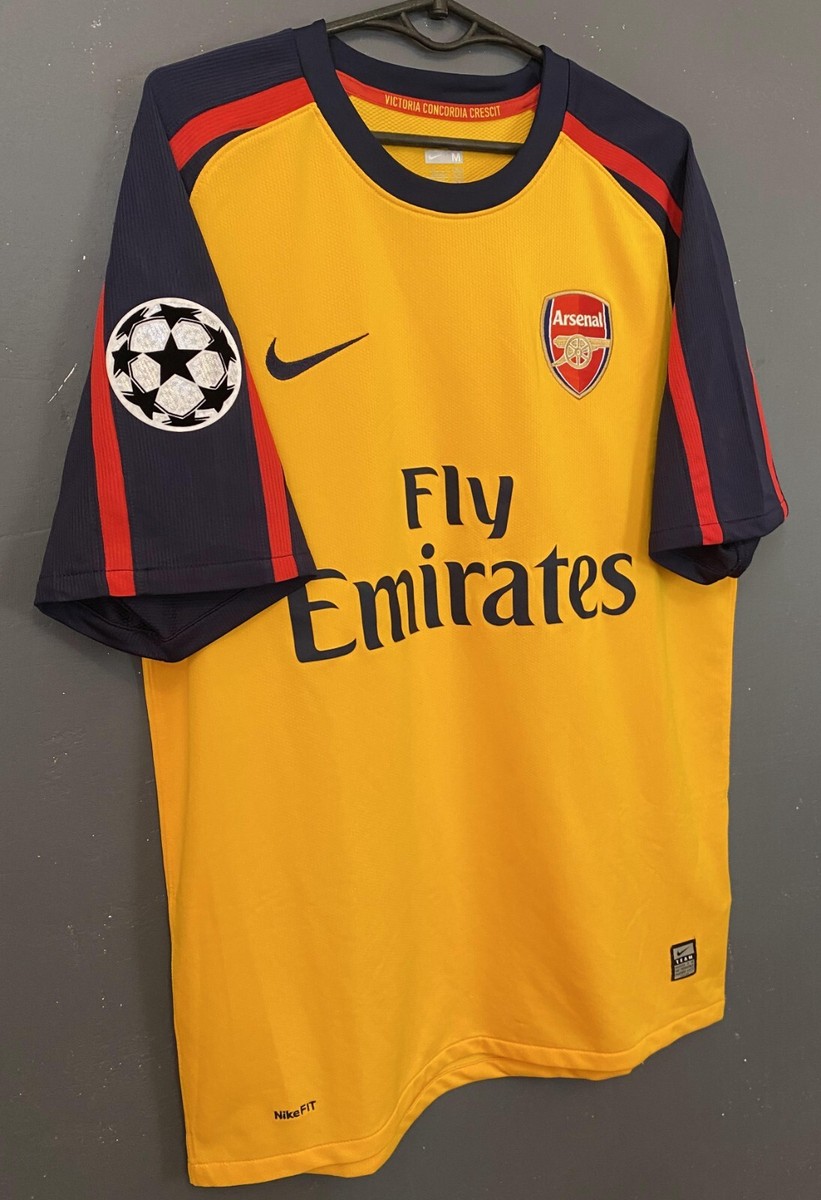 UEFA MEN FC ARSENAL 2008/2009 SAMIR NASRI #8 SOCCER FOOTBALL