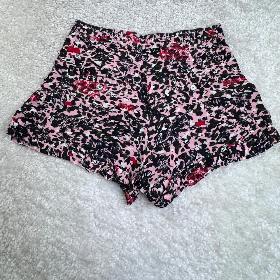 Pantalón Corto Zadig & Voltaire Sing Leopardo Ohtake Rosa Negro Mujer Pequeño Foto 2 de 4