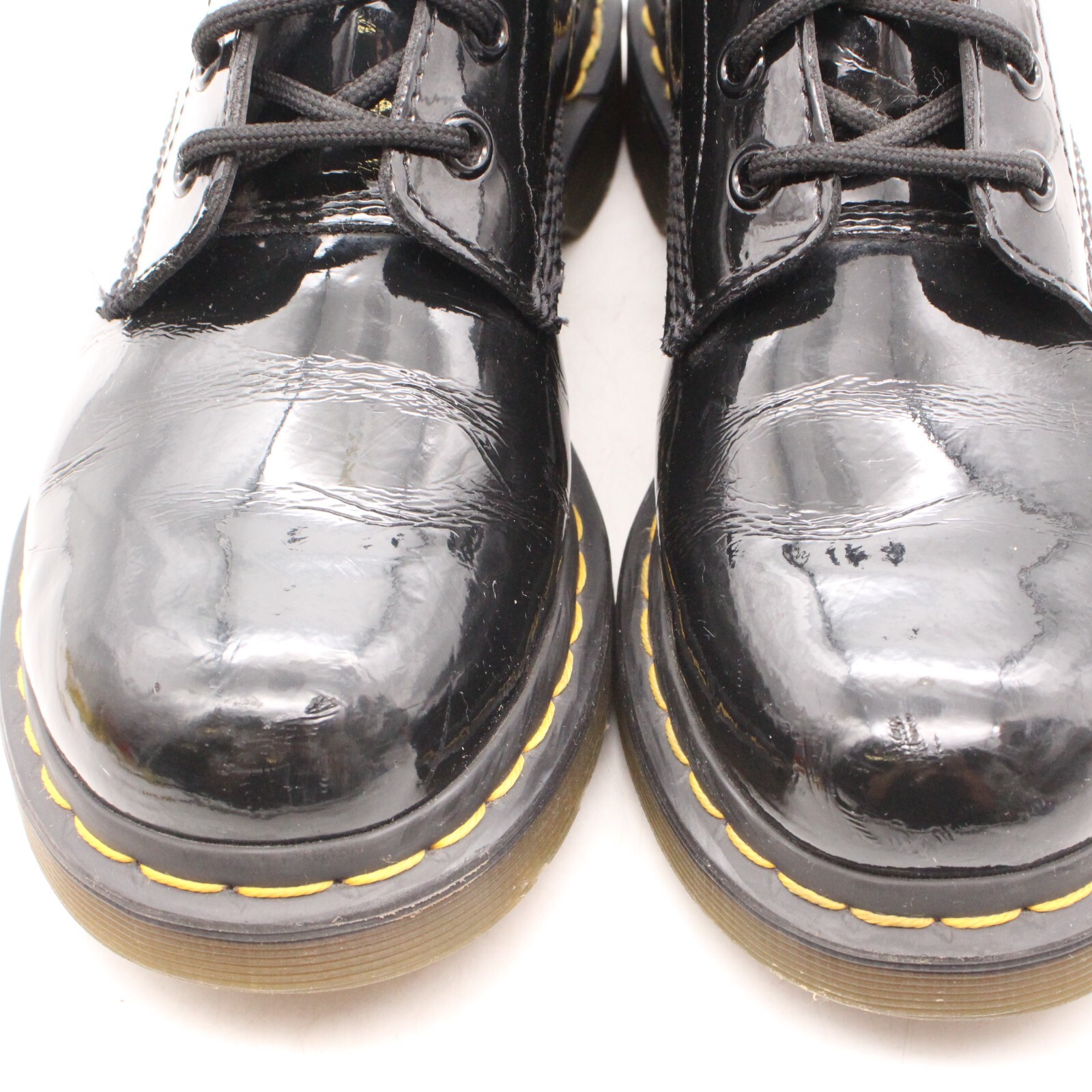 Doc Dr Martens 1460 W Women's Size 7 Black Patent Leather Combat Boots thumbnail 10