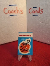 Vintage 1980s Fleer NFL LOGO STICKERS Cincinnati Bengals 