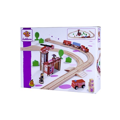 Eichhorn, Bahn,  Set Feuerwehr, 33-tlg.