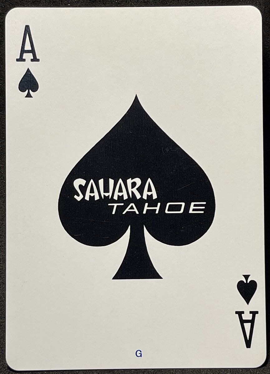 High Grade Sahara Playing Cards Nr Mint Tahoe Casino Blue High Grade Sahara Playing Cards Nr Mint Tahoe Casino Blue