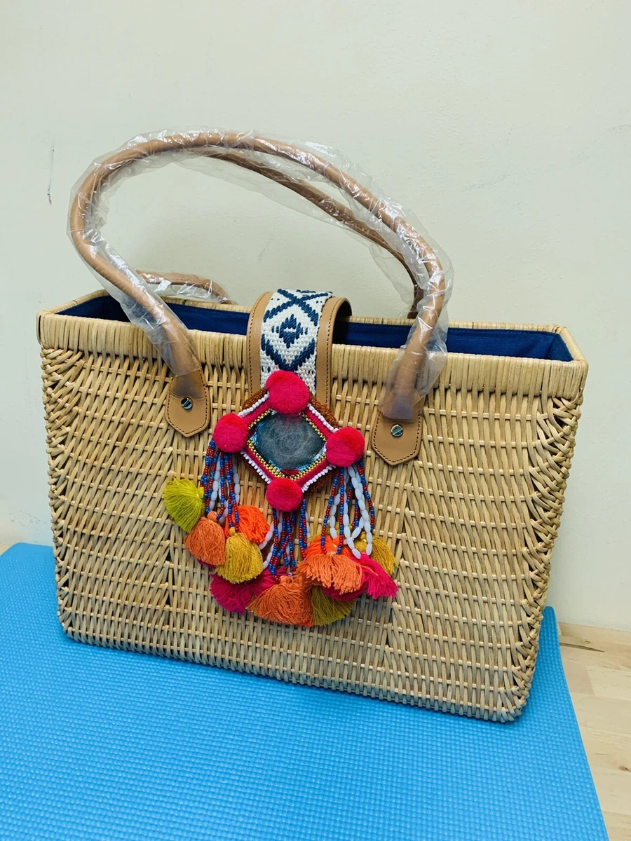 Tory Burch, Bags, Perfect Tory Burch Straw Tote For Summer